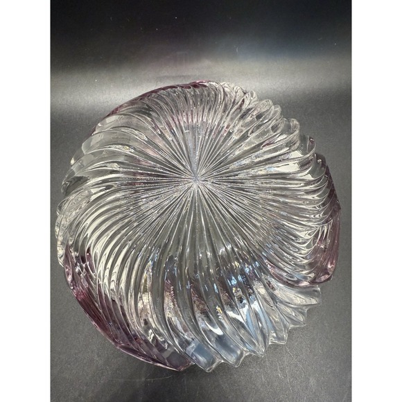 Vintage Anna Hutte Bleikristal Crystal Candy Dish, Decorative Glass Dish & Lid - Picture 4 of 10